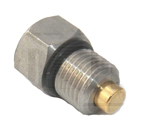 GoldPlug | Made in USA | Harley/Buell Stainless Steel Magnetic Drain Plug | Fits almost all Harley-Davidson Motorcycles | HP-01 | replacement for 60328-98B and 60328-98A