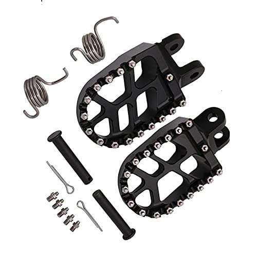 Repose-Pieds CRF1000L en Aluminium CNC Rouge Robuste pour Moto Trail
