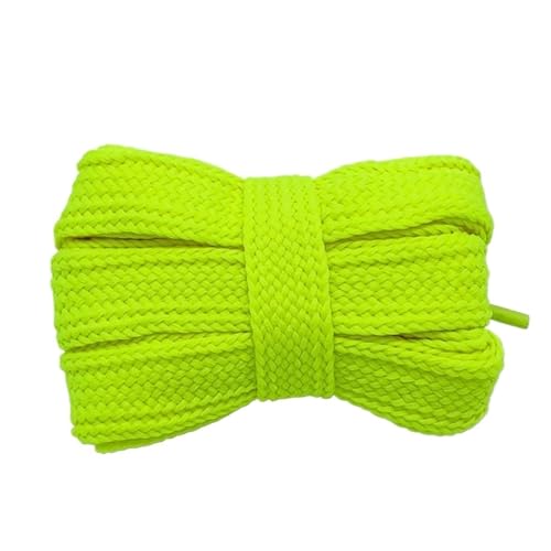 Lacets plats multicolores grand format pour baskets de skate et running