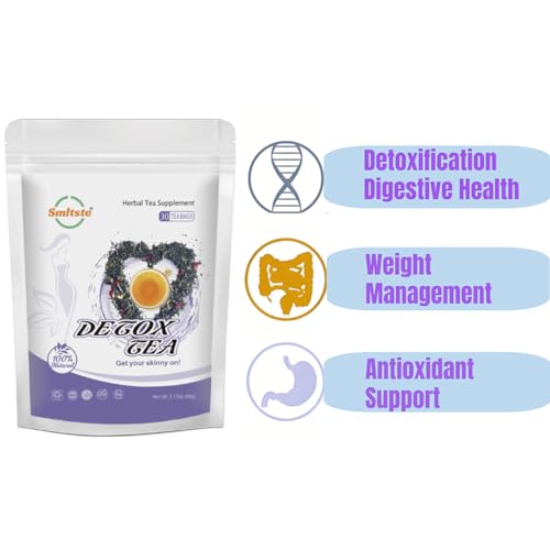Smltste 30 Days Detox Tea Bags Non GMO, Vegan, All Natural Teas, Made with Green Tea and Herbal Teas for Natural Detox and Cleanse, Reduce Bloating - Image 4