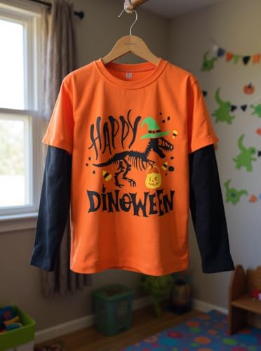 Image of Unique Baby Boys Layered Long Sleeve Kids Toddler Graphic T Shirt