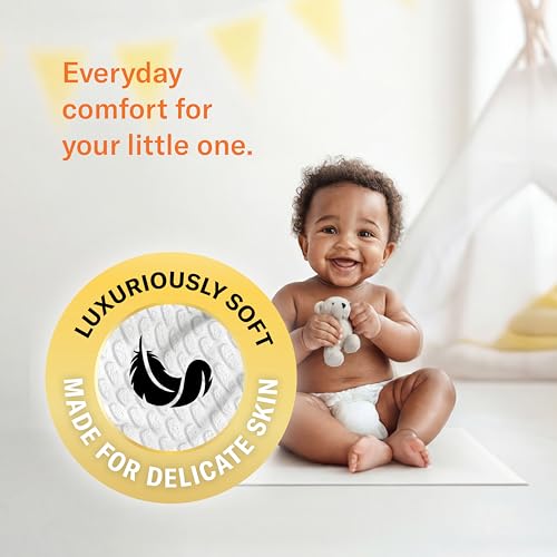Image of Chuckles 5-Layer Disposable Changing Pads for Baby - 17x24 50ct Disposable Diaper Changing Pads, Changing Pad Liner, Baby Pee Pads, Diaper Pads, Hypoallergenic Changing Pads for Travel - Curera Brand