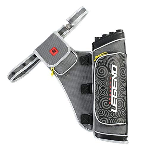Legend Nylon 4 Tubes Archery Quiver Summit Arrow Holder - Durable Hip Quiver