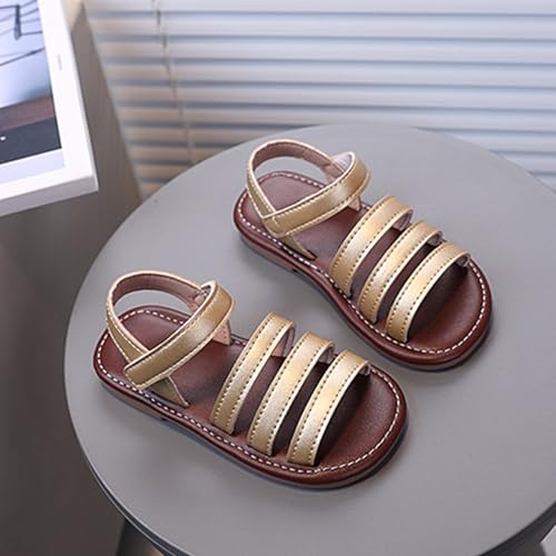IWIHMIV Toddler Sandals for Baby Girls Summer Cute Comfortable Soft Sole Shoes Lightweight Open Toe Beach Sandals2