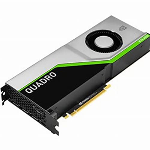 PNY VCQRTX6000-BLK NVIDIA Quadro RTX 6000 - Tarjeta gráfica (24 GB, GDDR6)