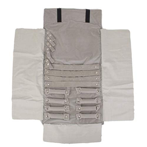 GARNECK Rollo de Joyas Organizador de Viaje Bolsa de Almacenamiento de Joyas Portatil para Anillos Collares Pulseras Pendientes Cover