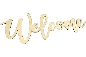 5Pcs Welcome Wooden Letters for Home Decor