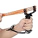 NISPOTDOR Slingshot, Slingshots for Adults Heavy Duty, Wrist Sling Shot for Adults Hunting, Professional Slingshots Kit with 100 Ammo Balls and 3 Rubber Bands