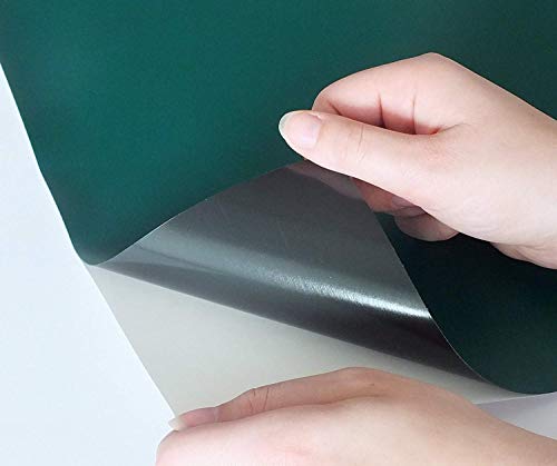 Zelfklevende en magnetische vinyl board film/magneetbord/magneetfolie, kleur: groen, Maat:50x70 cm - Afbeelding 6