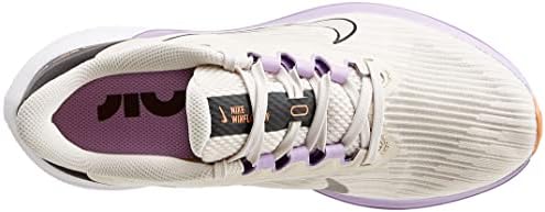 NIKE Women's Sneaker, Lt Orewood BRN White Off Noir Lilac, 8 | Image 4