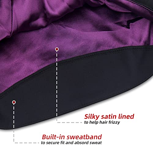 Image of ABAMERICA Working Caps with Button and Sweatband, Adjustable Working Hats for Women Men, One Size(Tie Back or Toggle)