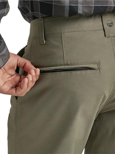Wrangler Men's Outdoor Performance Straight Leg Chino Pant (Dusty Olive Green, 36W x 34L)4