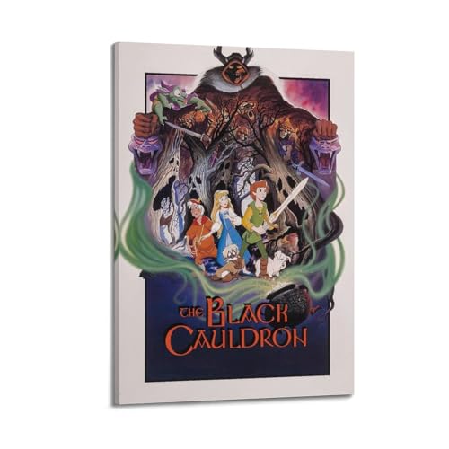 GFXEZZLH Póster de la película La leyenda del caldero del dios negro, 3 pósteres decorativos de lienzo para pared e impresión artística moderna para decoración de dormitorio familiar, 60 x 90 cm