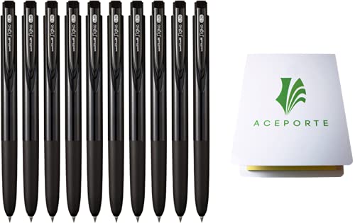 Uni-Ball Signo RT1 0.28mm - Bolígrafo gel negro retráctil pack 10 miniatura 1