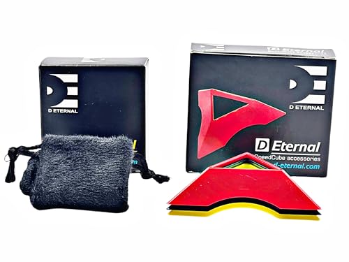 D ETERNAL Speed Cube Puzzle Accessories Combo Set - Lube Oil, Protecting Pouch Bag, and Keeping Stand for Kids