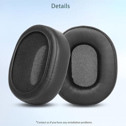 Fundas NC75 Pro para Auriculares Compatible con Srhythm NC75 Pro NC 75 (Cuero Proteico y Espuma de Memoria) miniatura 5