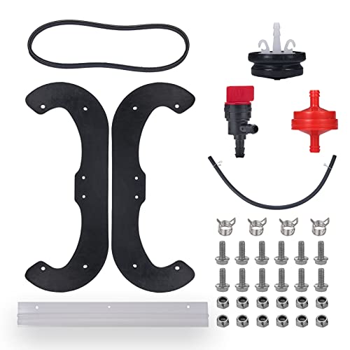 Mikatesi 84-1980 Snow Blower Rubber Paddles & 75-8780 Scraper 75-9010 Belt Replacement Kit with...