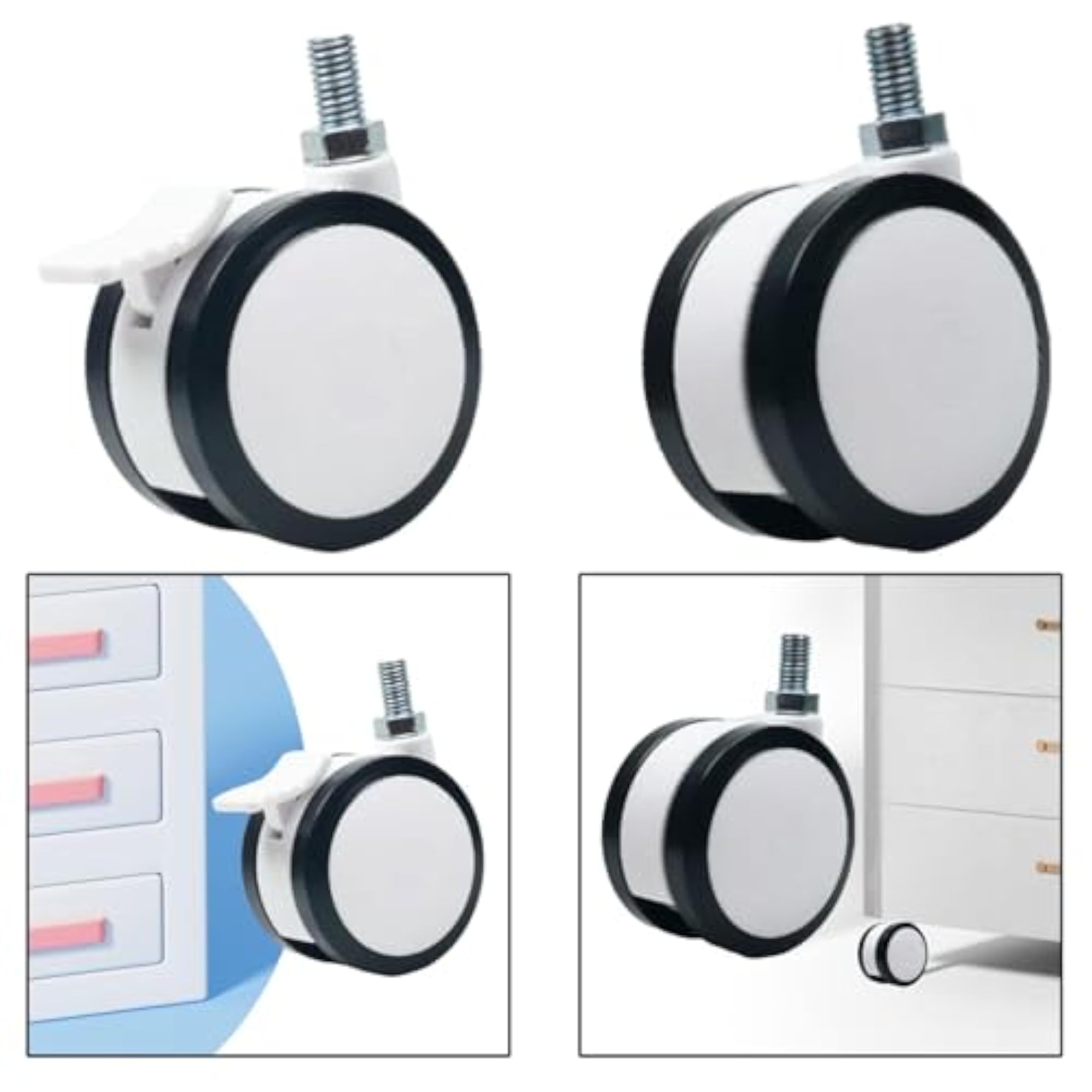 3 Inch Portable Heavy Duty Plate Caster Wheel