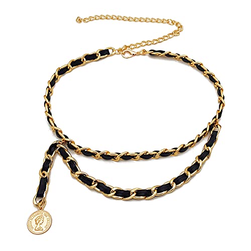 Image of VRITRAZ Women & Girls Designer Waist Chain | Metal Kamarband Waist Belt | Fashion Belly Chain Jewellery for Saree, Lehenga, Dress & Special Occasions