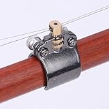 Einstellbare Saitenteilung Erhu Qianjin Metall Urheen Teil für Erhu und andere Saiteninstrumente, Multifunktionaler Tonhöhenversteller Ersatzzubehör für Stimmen und Klangsteuerung (MJ20)
