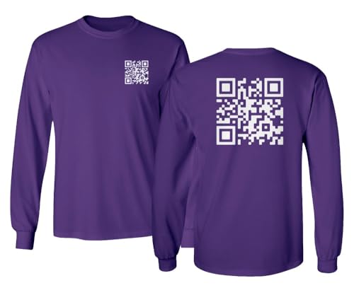 Trump Dancing Dance QR Code Funny President Long Sleeve T-Shirt