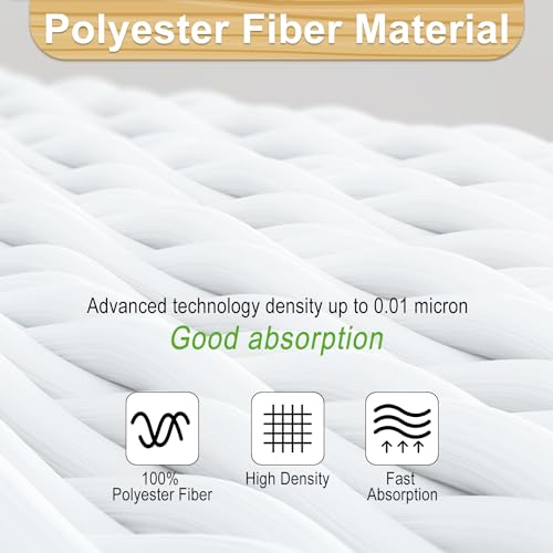 L'odeur Vill 100PCS Reed Diffuser Sticks, 4mm * 7.87 Inch(20cm) Fiber Sticks Essential Oil Aroma Diffuser Sticks Refill Replacement for Aroma Fragrance(Natural Color)