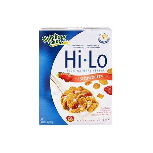 Nutritious Living Hi-Lo Cereal With Real Strawberry Pieces, 10 Ounce
