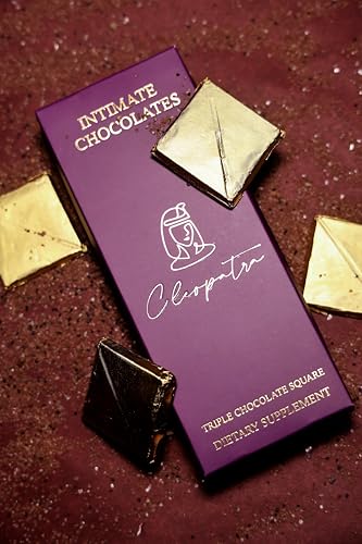 Cleopatra Chocolate For Couples Uplifting Mood, Vitality, More Desire & Enjoyment Best Gift Set Ideal For Men & Women, Vegetarian And Gluten-Free 60 G (Pack of 3)