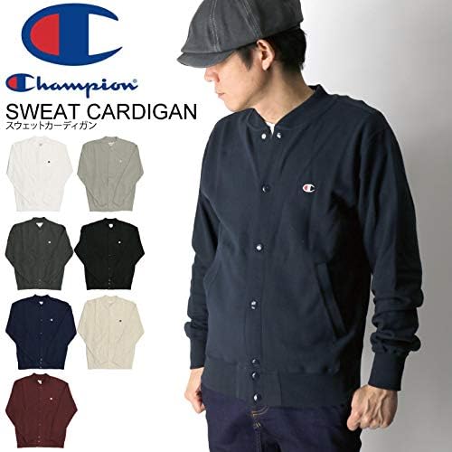 Champion 010_White C3-Q003 Cardigan 