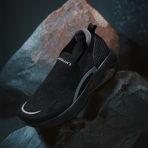 Image of Neeman's Begin Walk Ease Unisex Slip-On Shoes | Lightweight Breathable Knit Sneakers with Cushioned EVA Sole with Natural Rubber | Comfortable Walking, Travel & Everyday Casual Footwear