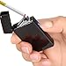 Kivors Electronic Arc Lighter USB Rechargeable Windproof Electrical Plasma Pulse X Beam Dual Arc Lighter Butane Free (Black A)