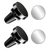 Aimants haute puissance intégrés: Le support aimanté pour grille de ventilation utilise plusieurs aimants haute performance pour une tenue ferme du téléphone. Le halter magnétique grille auto maintient l’appareil stable même sur route dégradée ou lors de freinages. Fixation magnétique directe via plaque métal fournie, sans pince ni bras mécanique