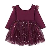 GASA Y FORRO --- Falda de malla con lentejuelas de estrella como mosaico del vestido, tiene un forro liso para proteger la piel delicada de las pequeña.