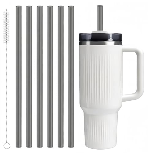Image of Joshey Replacement Straws for Stanley Quencher 40oz Tumbler, 6 Pack
