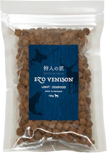 [North Innovation]狩人の匠エゾベニソン ライト 150g ドッグフード ペットフード ペット用品 犬 愛犬 犬のおやつ 個包装 低温調理