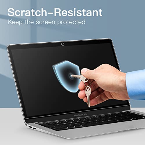 JETech Screen Protector for MacBook Pro 13-Inch (2016-2022, M1/M2) / MacBook Air 13-Inch (2018-2020, M1), Anti-Glare Film Matte, Anti-Fingerprint, 2-Pack