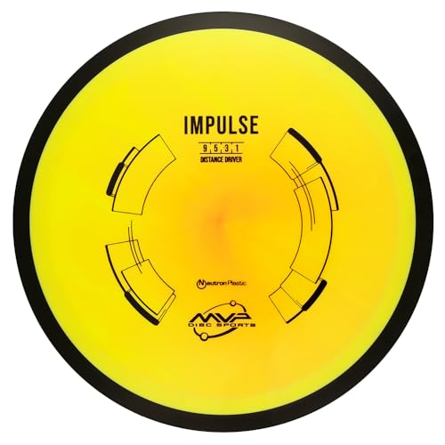 MVP Disc Sports Neutron Impulse Disc Golf Distance Driver (170-175g / Colors May Vary)