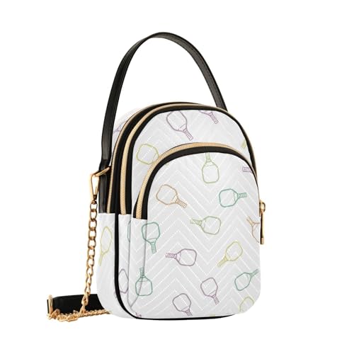 Image of MCHIVER Golf Crossbody Bag for Women Cell Phone Purse Wallet with Removable Chain Shoulder Handbag