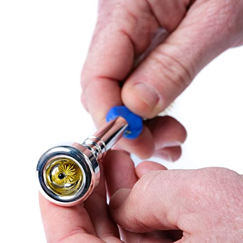 Musicnomad Premium 2 'N 1 Brass Mouthpiece & Cup Brush For Trumpet, Trombone, French Horn, Tuba, Euphonium & More (Mn760) #TOP3