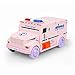 Konesky Hucha, Camión de Efectivo Caja de Dinero con Contraseña Mini Cajero Automático Cajero Juguete Educativo para Niños Adultos (Rosa)