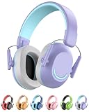 Link Dream Casque Anti Bruit Enfant, Casque Anti bruit Enfant Pour Âge 3 16 Ans, SNR 30dB Casque Antibruit Bebe Facilement Réglable Pliable Pour l’Autisme, Feux d’Artifice, Concert, Violet