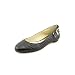 Michael Kors Women's Dion Black Leather ballet flats