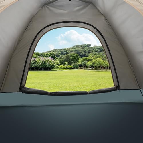 Carpa Dome para 2 personas color verde portátil ligera miniatura 5