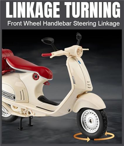 Vespa 946 rétro 1:12 cadeau idéal pour anniversaire de passionné de moto miniature en métal
