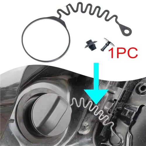 Bouchon remplissage carburant avec câble pour rénovation auto