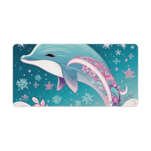 Tapis de souris de jeu étanche grand format avec base caoutchouc stable