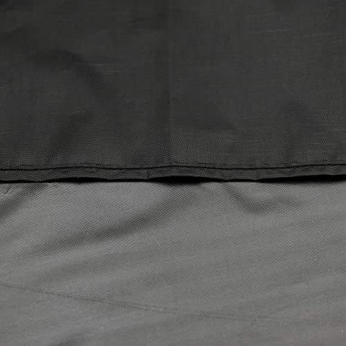 Permasteel Universal Cooler Cover for 80-Qt Large Outdoor Patio Cooler Cart, Weatherproof, Waterproof, UV-Resistant Cover for Rolling Coolers, Backyard, Deck, and Patio Use, Black