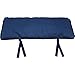 Sunnydaze Large Hammock Pillow with Ties, Outdoor Camping Pillow, Weather Resistant, Navy Blue
