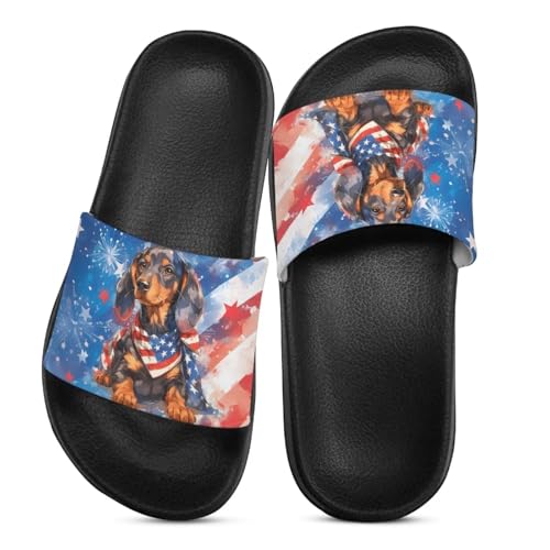 Image of Slides for Boys Girls Quick Drying Kids Slides Sandals Non-Slip
