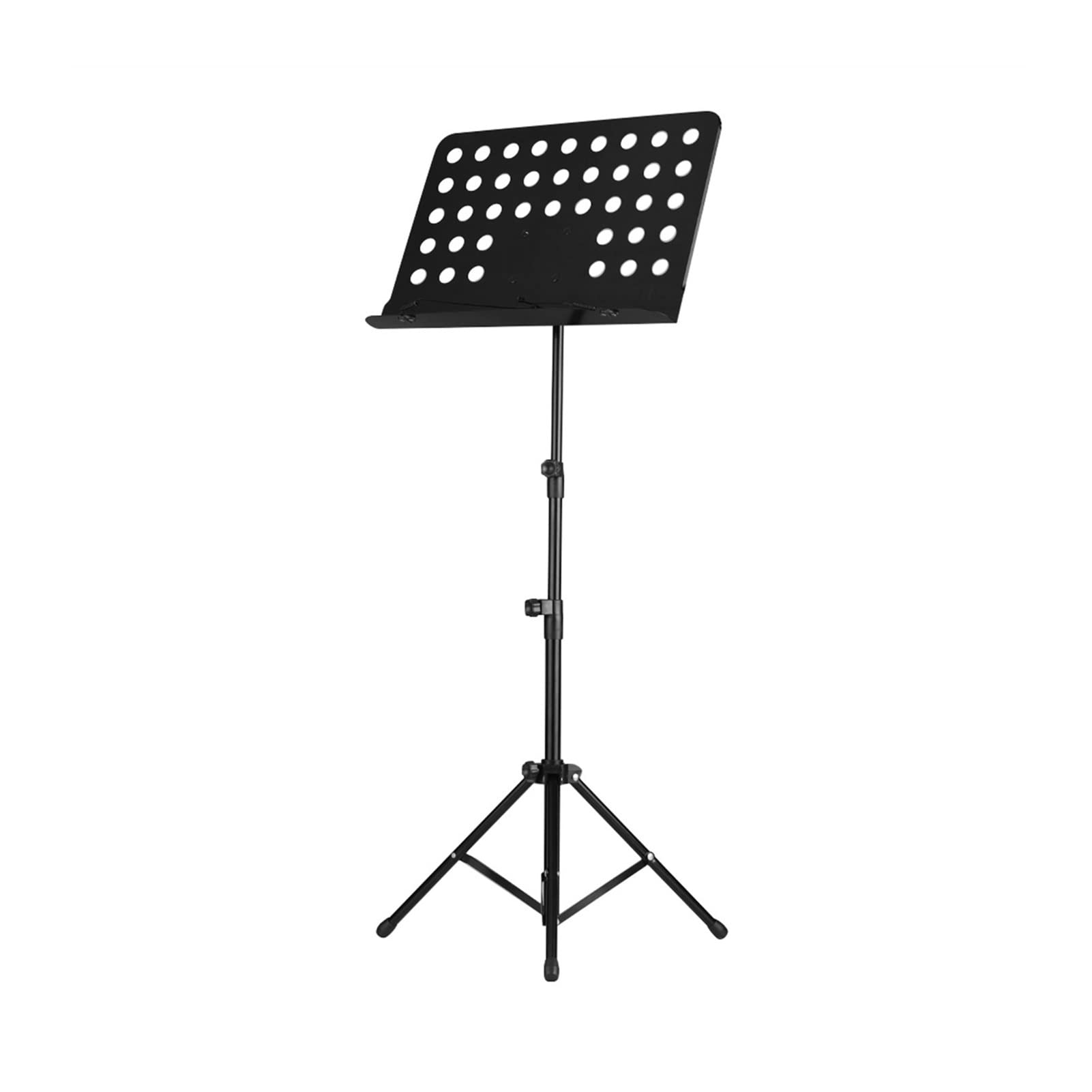 Music Stand Portable Metal Music Stand Staccabile Strumenti musicali for Piano Violin Accessori for chitarra Spartiti Spartiti Treppiede (Rosa / Nero) Music Shelf /Sheet Music Stand ( Color : Black )